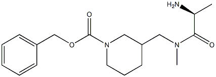 3-{[((S)-2-AMino-propionyl)-Methyl-aMino]-Methyl}-piperidine-1-carboxylic acid benzyl ester