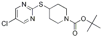4-(5-Chloro-pyriMidin-2-ylsulfanyl)
-piperidine-1-carboxylic acid tert-
butyl ester 结构式