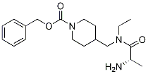 4-{[((S)-2-AMino-propionyl)-ethyl-aMino]-Methyl}-piperidine-1-carboxylic acid benzyl ester 结构式