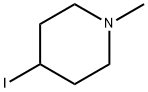 4-碘-1-甲基哌啶 结构式