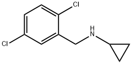 Cyclopropyl-(2,5-dichloro-benzyl)-aMine 结构式