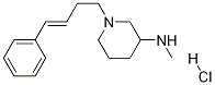 甲基-[1-((E)-4-苯基-丁-3-烯基)-哌啶-3-基]-胺盐酸盐 结构式