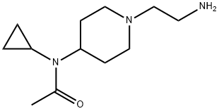 N-[1-(2-AMino-ethyl)-piperidin-4-yl]-N-cyclopropyl-acetaMide 结构式