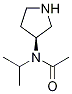 N-Isopropyl-N-(S)-pyrrolidin-3-yl-acetaMide 结构式