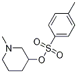 Toluene-4-sulfonic acid 1-Methyl-piperidin-3-yl ester 结构式