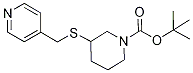 3-(Pyridin-4-ylMethylsulfanyl)-pipe
ridine-1-carboxylic acid tert-butyl
ester 结构式