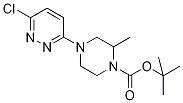 4-(6-Chloro-pyridazin-3-yl)-2-Methyl-piperazine-1-carboxylic acid tert-butyl este 结构式