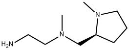 N*1*-Methyl-N*1*-((S)-1-Methyl-pyrrolidin-2-ylMethyl)-ethane-1,2-diaMine 结构式