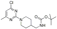 [1-(4-Chloro-6-Methyl-pyriMidin-2-yl)-piperidin-4-ylMethyl]-carbaMic acid tert-butyl este 结构式