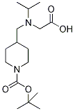 4-[(CarboxyMethyl-isopropyl-aMino)-Methyl]-piperidine-1-carboxylic acid tert-butyl este 结构式
