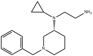 N*1*-((R)-1-Benzyl-piperidin-3-yl)-N*1*-cyclopropyl-ethane-1,2-diaMine 结构式