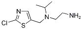 N1-((2-氯噻唑-5-基)甲基)-N1-异丙基乙烷-1,2-二胺 结构式