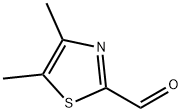 4,5-二甲基噻唑-2-甲醛 结构式