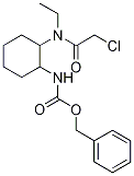 2-[(2-Chloro-acetyl)-ethyl-aMino]-cyclohexyl}-carbaMic acid benzyl ester 结构式