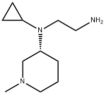 N*1*-Cyclopropyl-N*1*-((R)-1-Methyl-piperidin-3-yl)-ethane-1,2-diaMine 结构式