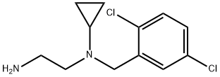 N*1*-Cyclopropyl-N*1*-(2,5-dichloro-benzyl)-ethane-1,2-diaMine 结构式