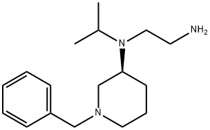 N*1*-((S)-1-Benzyl-piperidin-3-yl)-N*1*-isopropyl-ethane-1,2-diaMine 结构式