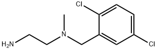 N1-(2,5-二氯苄基)-N1-甲基乙-1,2-二胺 结构式