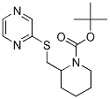 2-(Pyrazin-2-ylsulfanylMethyl)-pipe
ridine-1-carboxylic acid tert-butyl
ester 结构式