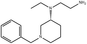 N*1*-((R)-1-Benzyl-piperidin-3-yl)-N*1*-ethyl-ethane-1,2-diaMine 结构式