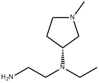 N*1*-Ethyl-N*1*-((R)-1-Methyl-pyrrolidin-3-yl)-ethane-1,2-diaMine 结构式