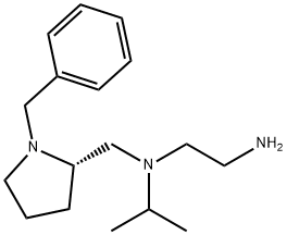 N*1*-((S)-1-Benzyl-pyrrolidin-2-ylMethyl)-N*1*-isopropyl-ethane-1,2-diaMine 结构式