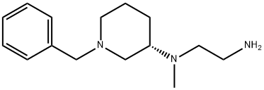 N*1*-((S)-1-Benzyl-piperidin-3-yl)-N*1*-Methyl-ethane-1,2-diaMine 结构式