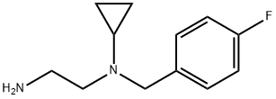 N*1*-Cyclopropyl-N*1*-(4-fluoro-benzyl)-ethane-1,2-diaMine 结构式