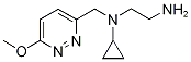 N*1*-Cyclopropyl-N*1*-(6-Methoxy-pyridazin-3-ylMethyl)-ethane-1,2-diaMine 结构式