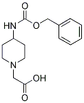 (4-BenzyloxycarbonylaMino-piperidin-1-yl)-acetic aci 结构式