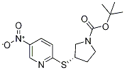 (S)-3-(5-Nitro-pyridin-2-ylsulfanyl
)-pyrrolidine-1-carboxylic acid ter
t-butyl ester 结构式