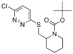 2-(6-Chloro-pyridazin-3-ylsulfanylM
ethyl)-piperidine-1-carboxylic acid
tert-butyl ester 结构式