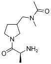 N-[1-((S)-2-AMino-propionyl)-pyrroidin-3-ylMethyl]-N-Methyl-acetaMide 结构式