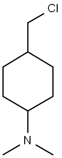 (4-ChloroMethyl-cyclohexyl)-diMethy
l-aMine 结构式