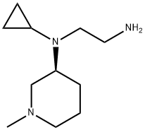 N*1*-Cyclopropyl-N*1*-((S)-1-Methyl-piperidin-3-yl)-ethane-1,2-diaMine 结构式