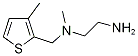 N*1*-Methyl-N*1*-(3-Methyl-thiophen-2-ylMethyl)-ethane-1,2-diaMine 结构式