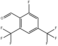 2-氟-4,6-双(三氟甲基)苯甲醛 结构式