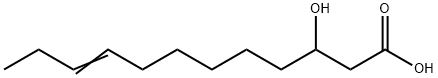 cis-3-Hydroxydodec-9-enoic acid 结构式