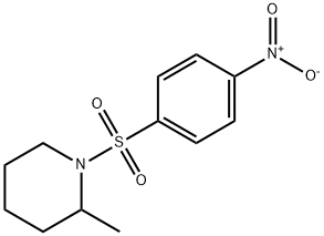 2-甲基-1-(4-硝基苯磺酰基)哌啶 结构式