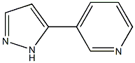 3 - (1H -5-吡唑基)吡啶 结构式