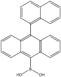 9-(1-萘基)-10-蒽硼酸 结构式