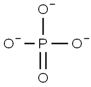 Phosphate Anion (PO43) Standard Solution 结构式