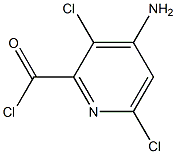 4-aMino-3,6-dichloropicolinoyl chloride 结构式