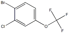 3-氯-4-溴三氟甲氧基苯 结构式