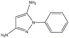 1 -苯基-1H -吡唑-3,5二胺 结构式
