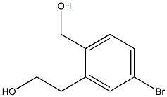 2-[5-broMo-2-(hydroxyMethyl)phenyl]ethan-1-ol 结构式