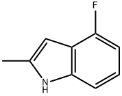 2-甲基-4-氟吲哚 结构式