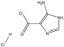 5-aMino-1H-iMidazole-4-carbonyl chloride hydrochloride 结构式