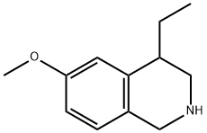 4-乙基-6-甲氧基-1,2,3,4-四氢异喹啉 结构式