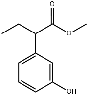 Methyl 2-(3-hydroxyphenyl)butanoate 结构式